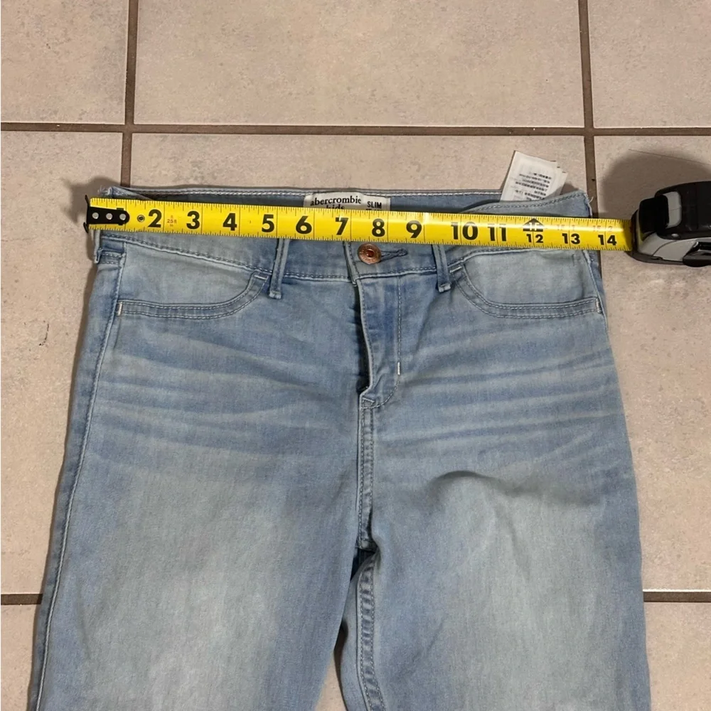 Abercrombie Kids Girl Denim Blue Jean‎ Leggings size 15/16 Slim